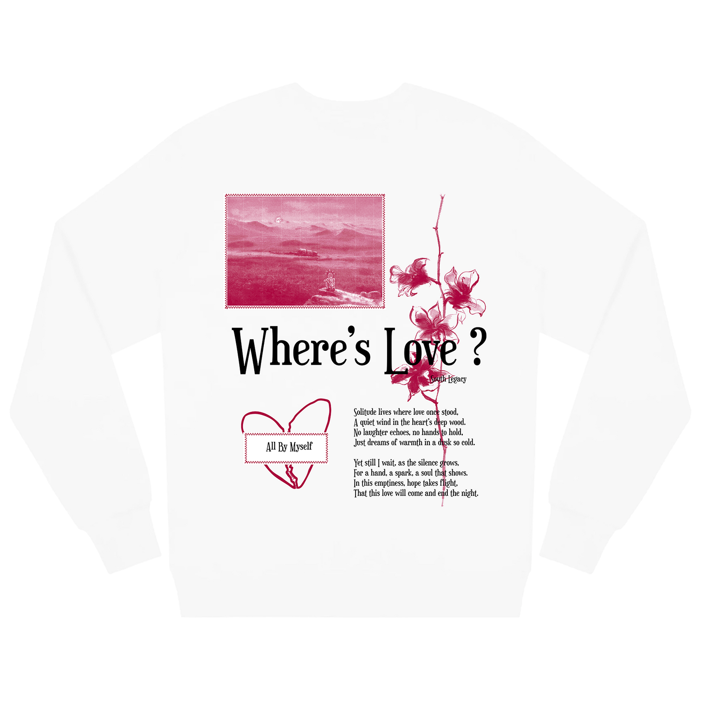 "All By Myself" Graphic Crewneck