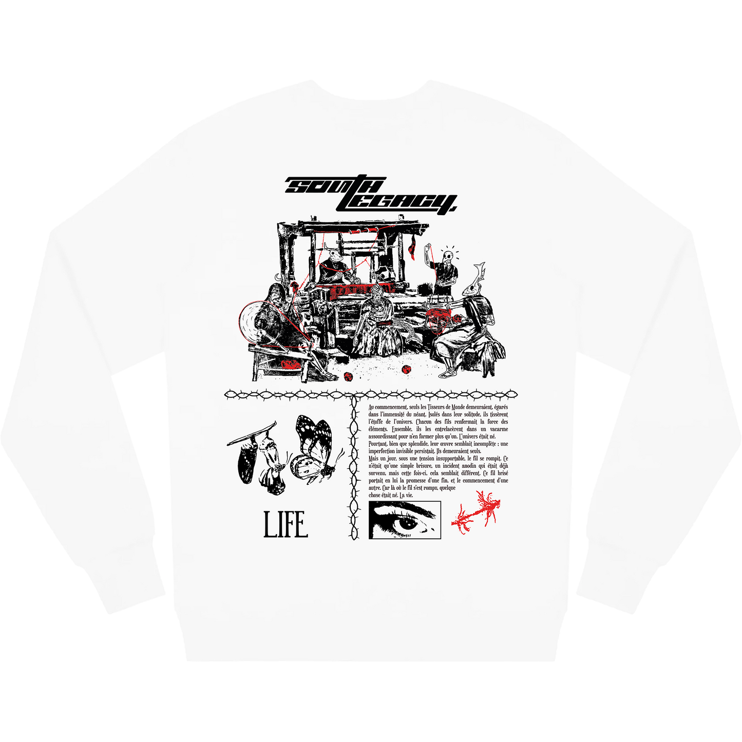 "The Red Birth" Graphic Crewneck